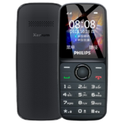 飞利浦（PHILIPS）E109 陨石黑 环保材质 移动2G 直板按键 双卡双待 老人手机 儿童学生备用老年功能手机
