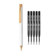 Schneider 施耐德 菲尔中性笔含5支狮美乐G2笔芯黑色0.5mm