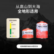 ALOCS 爱路客 户外扁气罐燃料野营炉头烧烤用高山液化气安全便携燃气登山