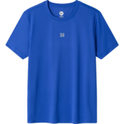 361°童装男女童短袖针织衫夏季新款速干透气儿童T恤中大童t恤 波仕蓝4201A 140cm