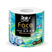 C&S 洁柔 有芯卷纸 油画Face加厚4层200克卫生纸*16卷 细韧柔滑 环保易降解