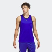 adidas 阿迪达斯 官方outlets阿迪达斯男装速干舒适篮球运动圆领背心IC2460