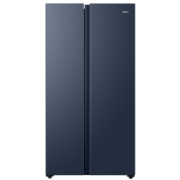 海尔（Haier）冰箱517升双开门对开门  风冷无霜双变频节能省电家用超薄净味大容量两门 517L容量+大冷冻265L+纤薄机身+黑金净化