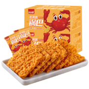Plus会员:比比赞（BIBIZAN）蟹黄味糯米锅巴500g*3件