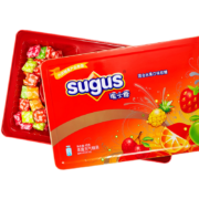 PLUS会员：sugus 瑞士糖 混合水果口味 500g 1袋+赠彩虹糖1包