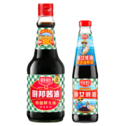 京东百亿补贴:厨邦 酱油820ml+金装渔女蚝油490g