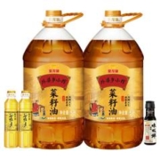 金龙鱼 外婆乡小榨菜籽油5L*2+稻米油400ml*2+酱油150ml