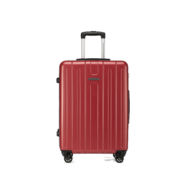 美旅箱包时尚条纹行李箱旅游登机箱旅行箱大学生密码箱TC3红色20英寸