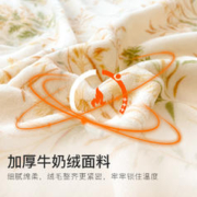 88VIP会员：GRACE 洁丽雅 亲肤牛奶绒四件套双面加厚保暖床单被套家用宿舍床品