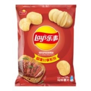 Lay's 乐事 超值分享 马铃薯片 得克萨斯烧烤味 135g*4件