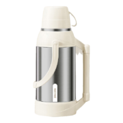 Jeko&Jeko  家用大容量热水瓶  燕麦奶白 3.2L