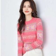 AiYiLian 爱依莲 韩版宽松针织套头毛衣女