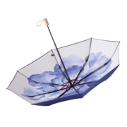蕉下（beneunder）防紫外线晴雨伞三折双层黑胶防晒伞幽玥