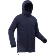迪卡侬（DECATHLON）SH500男式冬季徒步防水保暖派克大衣ODT3 砚青色 XL