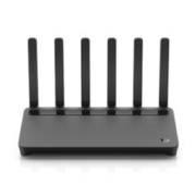 京东云 AX6000 百里 双频6000M 家用级千兆Mesh无线路由器 Wi-Fi 6 黑色 64GB eMMC 单个装