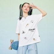 Semir 森马 圆领个性T恤