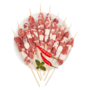 大庄园国产锡盟 草原飘香羊肉串 410g/袋  生鲜羊肉 烧烤食材半成品微调