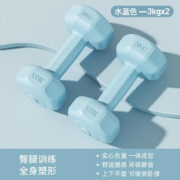 施耐德电气 一体填充多彩包胶哑铃 3kg*2只