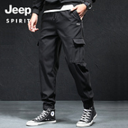JEEP SPIRIT 2024年春夏款 男士休闲束脚工装裤