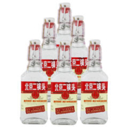 88VIP会员：永丰牌 北京二锅头白酒出口小方瓶 粮食酒42度红标200ml*6瓶装酒水