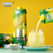 佰恩氏NFC非浓缩还原玉米汁红豆汁植物饮料谷物早餐饮品1L分享装