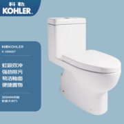 科勒（KOHLER）连体马桶五级旋风虹吸节水坐便器大冲力缓降座厕305mm坑距28866T