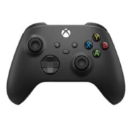 PLUS会员：Microsoft 微软 Xbox 游戏手柄 磨砂黑
