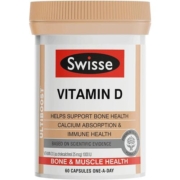 Swisse斯维诗维生素D3中老年成人促进钙吸收VD3胶囊60粒澳洲进口