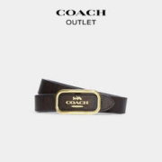 COACH 蔻驰 奥莱女士MORGAN矩形扣件腰带，25MM