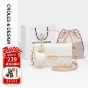 Cnoles 蔻一 包包女包牛皮女士百搭单肩斜挎包女通勤款手提