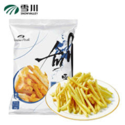 Snow Valley 雪川食品 雪峪湛卢 1/4冷冻细薯条2kg/袋 油炸小吃 方便速食菜 雪峪湛卢1/4薯条2kg