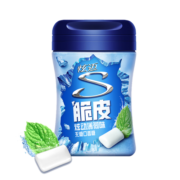 炫迈（Stride）脆皮无糖颗粒口香糖 薄荷味清新口气休闲零食40粒1瓶56g