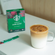 星巴克（Starbucks）进口黑咖啡 0蔗糖低脂 精细醇厚 深度5杯