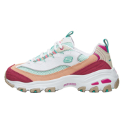 Skechers斯凯奇官方糖果熊女鞋透气运动鞋撞色冰淇淋鞋休闲老爹鞋