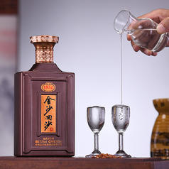 金沙 貴州金沙回沙酒紀年酒1951醬香型53度500ml*1瓶商務宴請白酒 1件