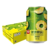 1日20点、京东百亿补贴：珠江啤酒（PEARL RIVER）无酒精 菠萝啤 330mL 12罐 整箱装