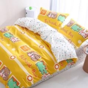 BLISS 百丽丝 水星集团出品全棉ins风四件套纯棉学生床品床单被套透气
