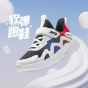ANTA 安踏 男童魔术贴轻便耐磨跑鞋