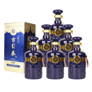 古贝春 浓香型 高度白酒 52度 古贝春蓝2000   500ml*6瓶  整箱装 整箱购买价格