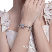 Masw 麻秀 原创设计童话启示录可爱小熊手链甜酷卡通小众高级感饰品