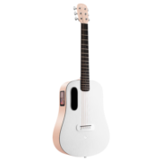 拿火吉他（LAVAGUITAR）LAVA ME play智能民谣吉他初学者旅行吉他 浅粉配霜白-全能套餐