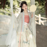 风来榕下 来宴 宋制汉服 长干寺长衫+吊带+下裙 三件套