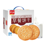 京东会员：嘉士利饼干零食营养早餐饼干牛奶味1000g/盒  *4件