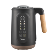 美的（Midea）豆浆机1L家用免煮免过滤多功能破壁料理机全息彩屏双层防烫智能预约DJ10B-P701