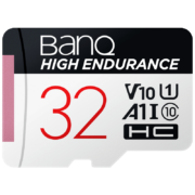 概率券：banq 32GB TF（MicroSD）存储卡 A1 U1 V10 C10 行车记录仪&安防监控专用内存卡 高度耐用