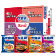 康师傅方便面 大食袋红烧牛肉*5+香辣*5+酸菜*5+鲜虾*5袋