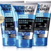 京喜特价APP:欧莱雅 LORELAI 男士洗面 洁面乳 水能润泽双效 50ml*3瓶