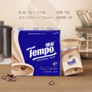 PLUS会员！Tempo 得宝 手帕纸4层7片12包