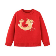 Mini Bala 迷你巴拉巴拉 儿童针织衫新年拜年服