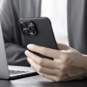 PITAKA MagEZCase3iPhone14ProMax凯夫拉手机壳600D黑灰细斜纹